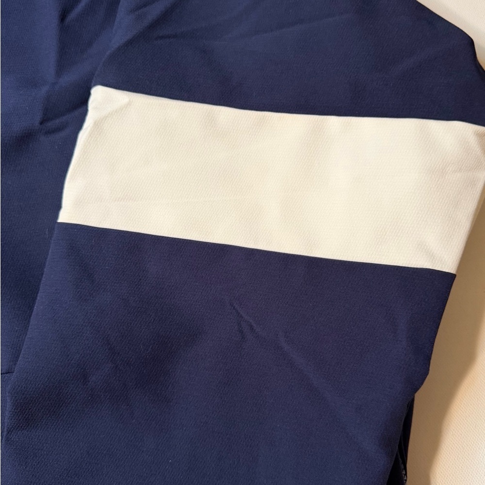 NWT Nike Men's Navy and White Football Baseball Windbreaker 2XL Therma Dri-Fit - Picture 4 of 10
